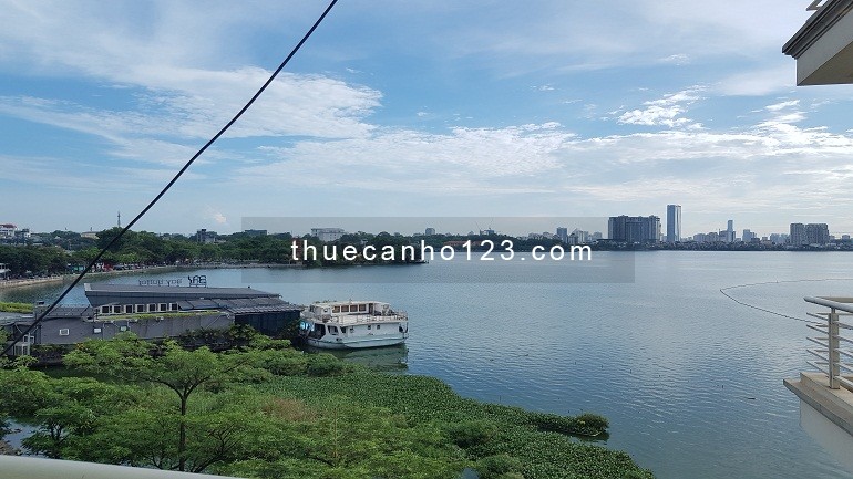 Cho thuê căn hộ dịch vụ tại Yên Hoa, Tây Hồ, 100m2, 2PN, view hồ, ban công, đầy đủ nội thất hiện đại