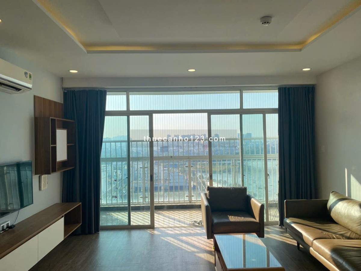 Thuê CH Hoàng Anh River View Q2 (137m, 3pn,giá 19 tr/th ) Lầu cao, View thoáng, ban công lớn đón gió