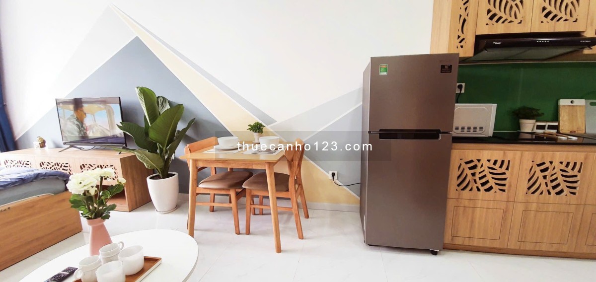 Cho Thuê Căn Hộ Studio Millennium Quận 4 với nội thất được thiết xinh iu