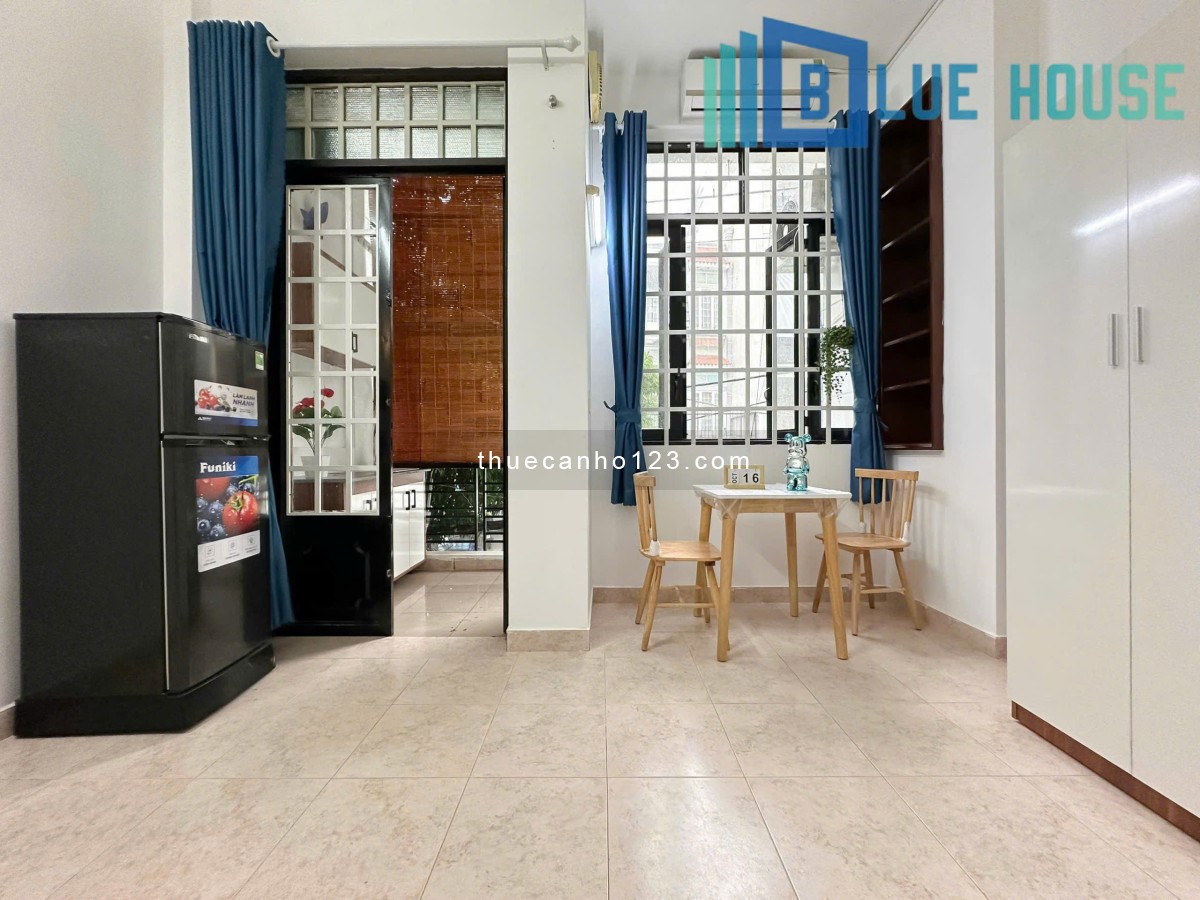 Căn hộ studio có cửa sổ trời, đầy đủ nội thất, quận Tân Bình, gần nhà ga T3 - Etown Cộng Hòa - Lotte