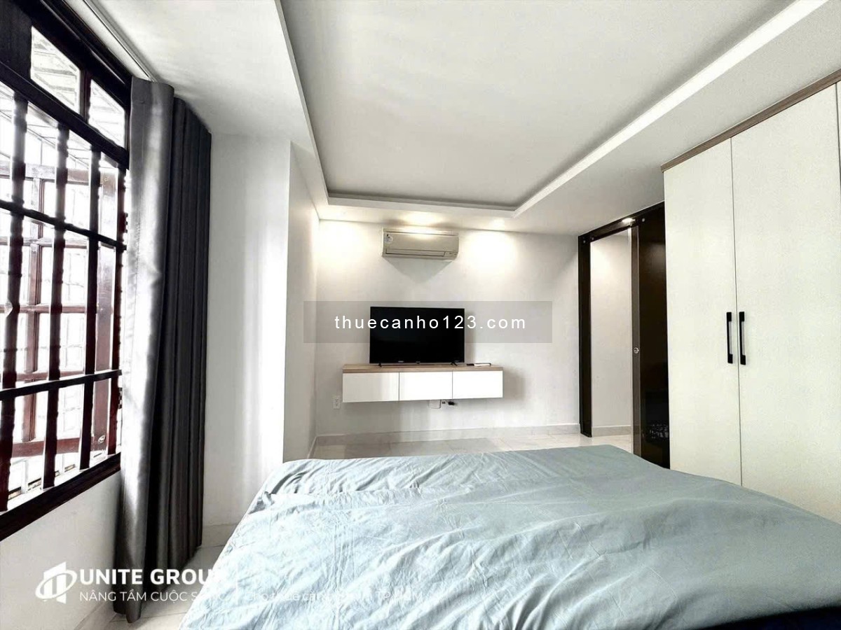 Căn hộ 1PN ban công/ cửa sổ có máy giặt riêng - Thang máy gần chợ Phạm Văn Hai tọa lạc quận Tân Bình