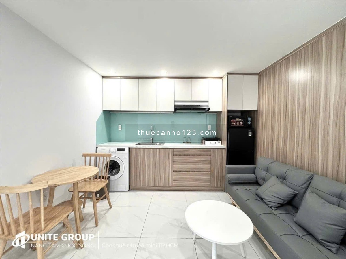 Căn hộ 1PN ban công/ cửa sổ có máy giặt riêng - Thang máy gần chợ Phạm Văn Hai tọa lạc quận Tân Bình