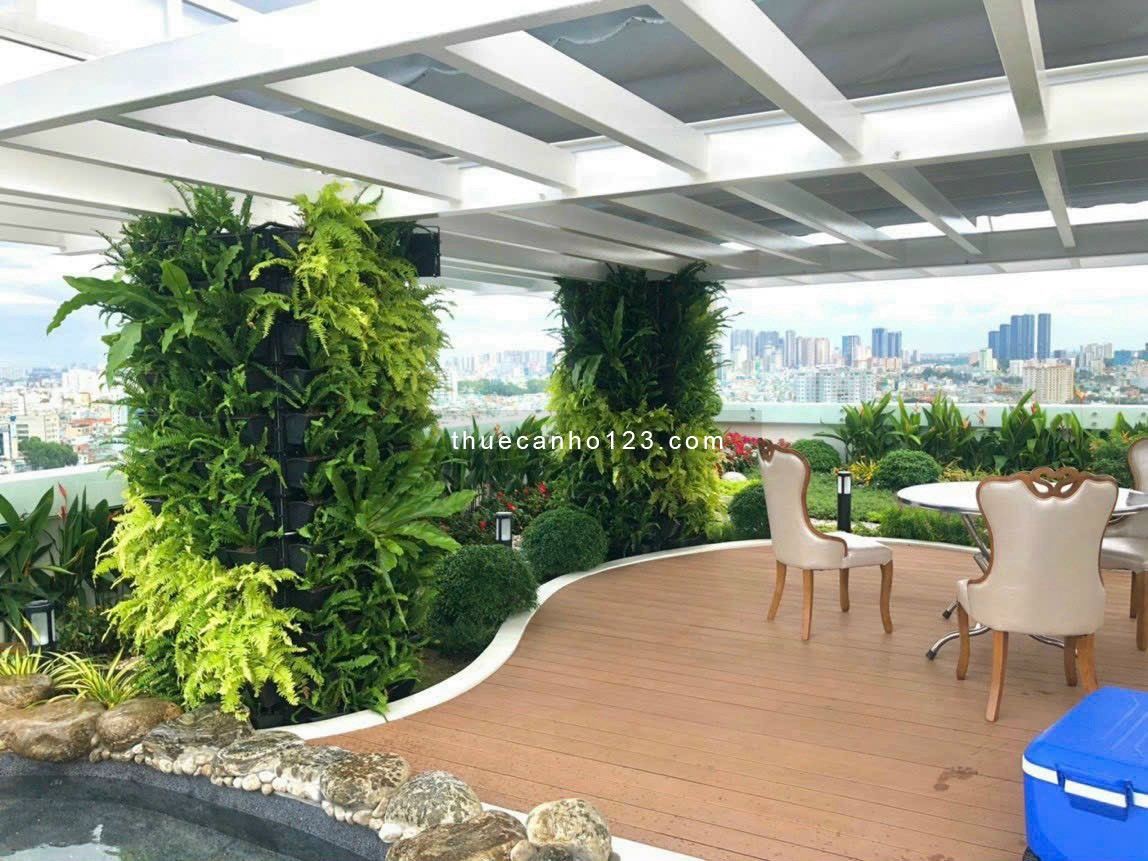 Cho thuê căn hộ Satra Eximland Phú Nhuận, 3 phòng ngủ, 2WC, nội thất cao cấp giá 21 triệu/tháng