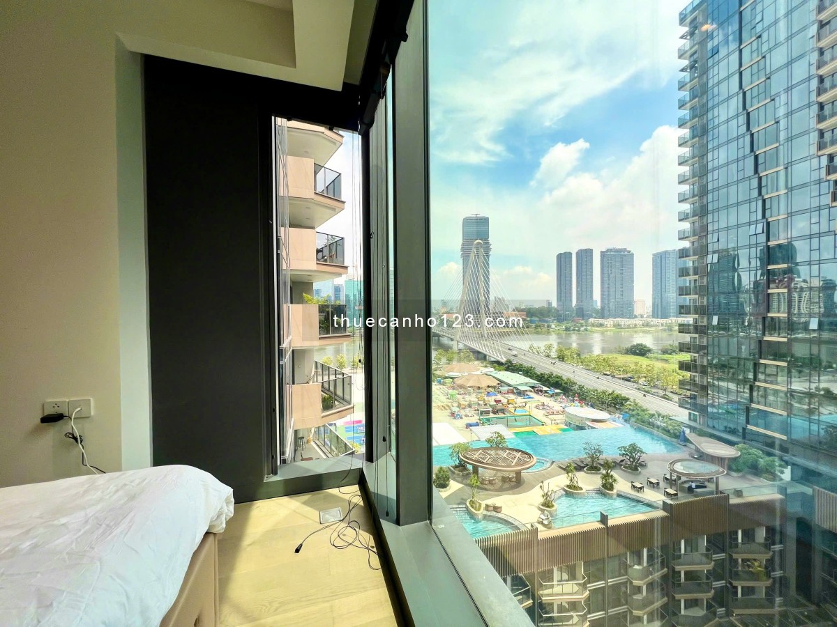 The Opera cho thuê 2PN đầy đủ nội thất - view cực đỉnh hồ bơi - nội khu - cầu Bason - Sông SG