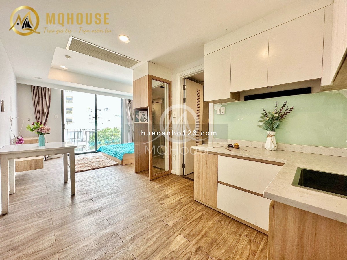 Căn hộ mini - Full Nội Thất/Bancol/Cửa Sổ - Gần CV Hoàng Văn Thụ