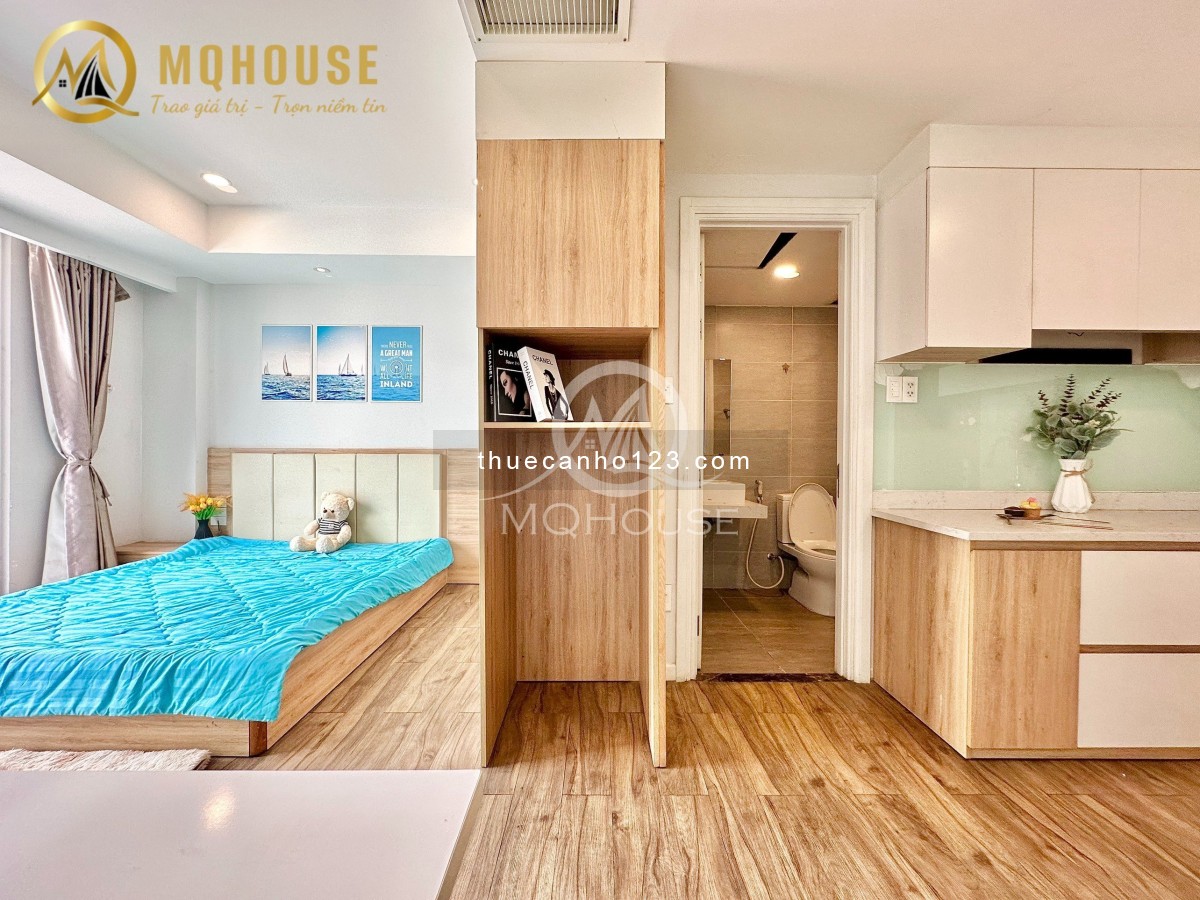 Căn hộ mini - Full Nội Thất/Bancol/Cửa Sổ - Gần CV Hoàng Văn Thụ