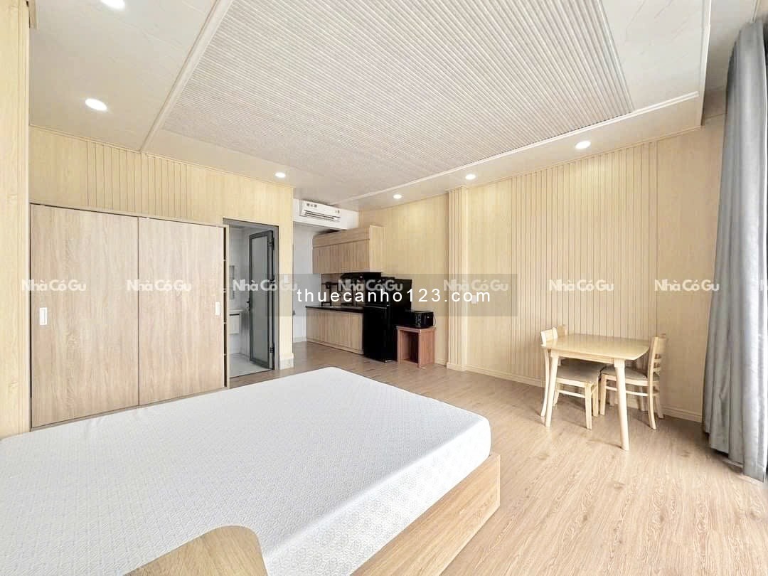 Cho Thuê Các Căn Hộ Studio, Gác,1 Phòng Ngủ, 2 Phòng Ngủ Full Nội Thất Giá Rẻ Gần Các Quận Trung Tâm