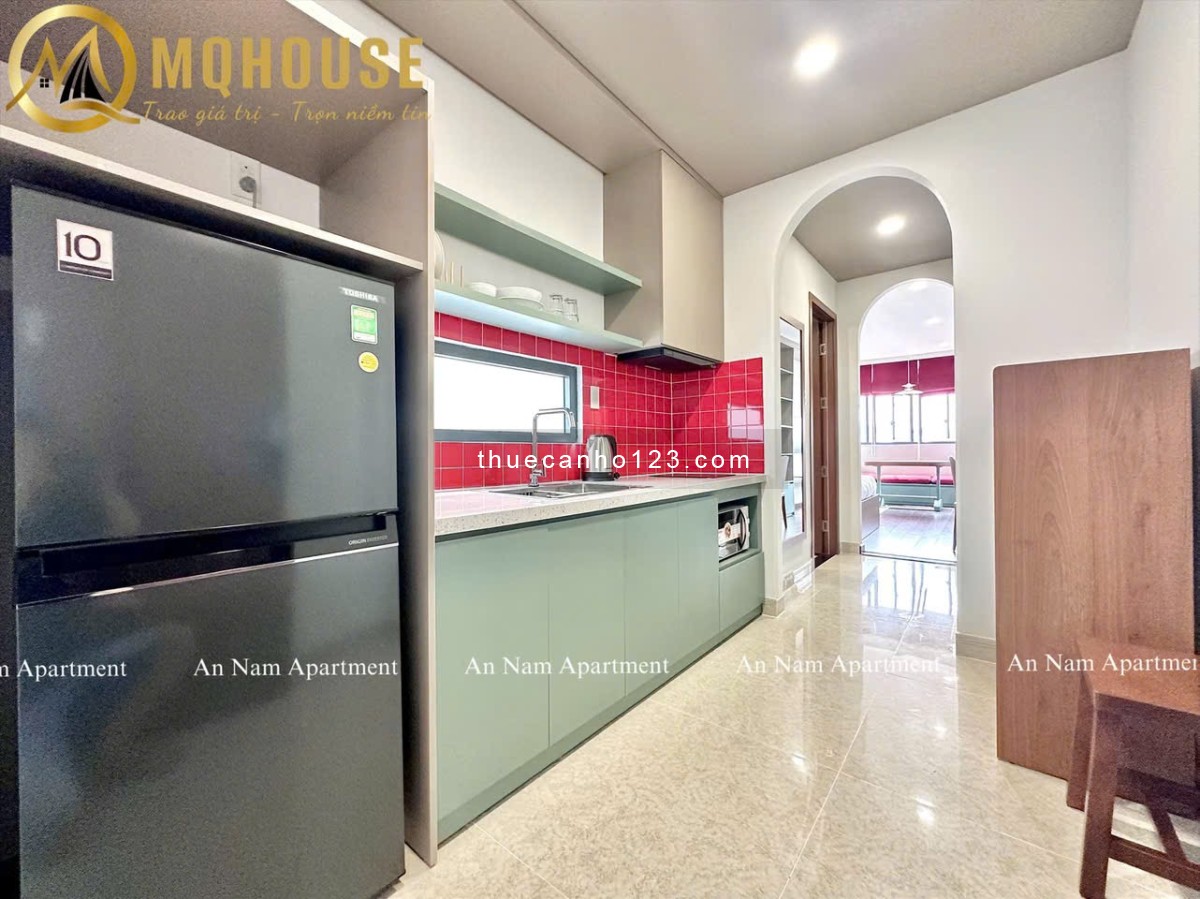 Cho thuê căn hộ Quận 3 – Đầy đủ nội thất, thang máy, gần công viên lê văn tám giáp Quận 1