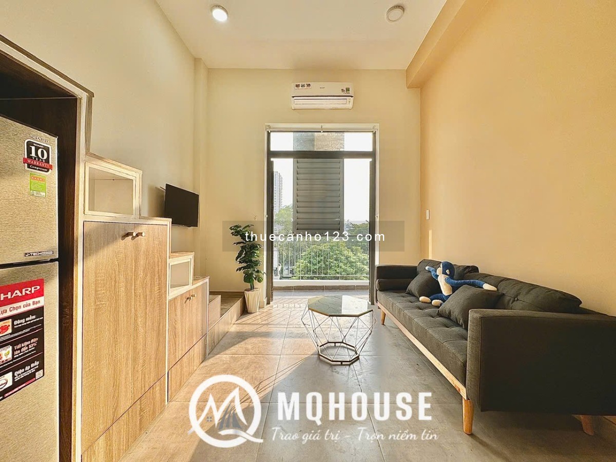 Cho thuê căn hộ studio dạng duplex – có thang máy, ban công – full nội thất cao cấp Q3,10,1