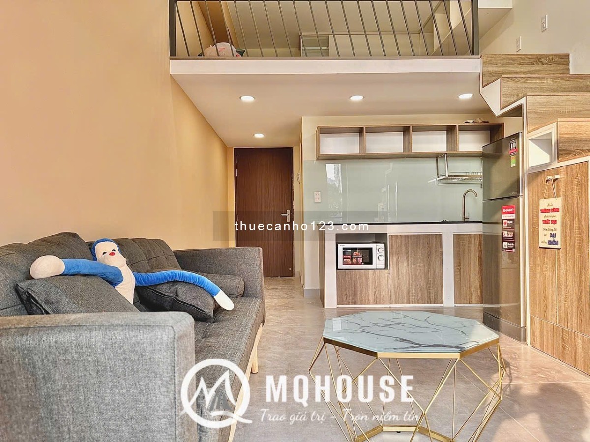 Cho thuê căn hộ studio dạng duplex – có thang máy, ban công – full nội thất cao cấp Q3,10,1