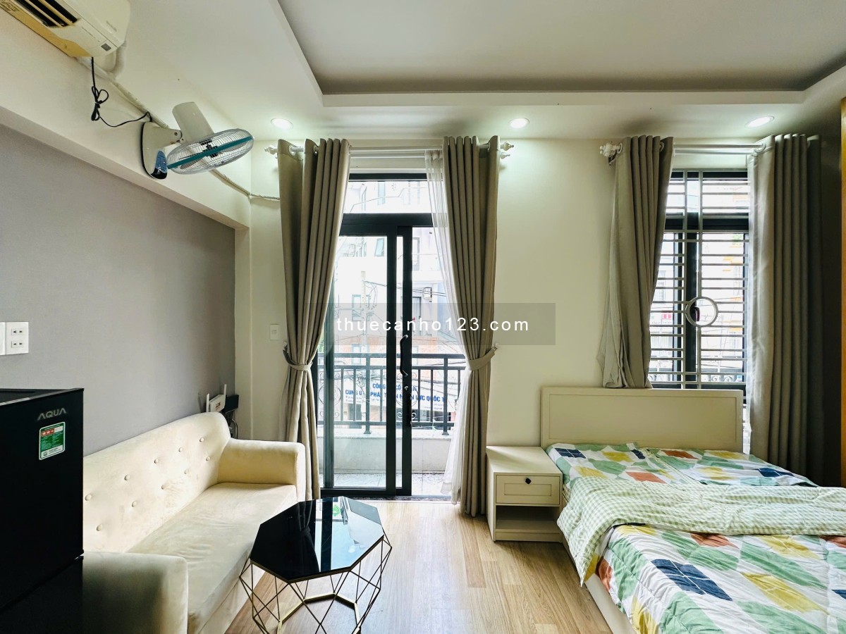 Căn Hộ studio Có Ban Công, Full Nội Thất, Gần Sân Bay Tân Sơn Nhất