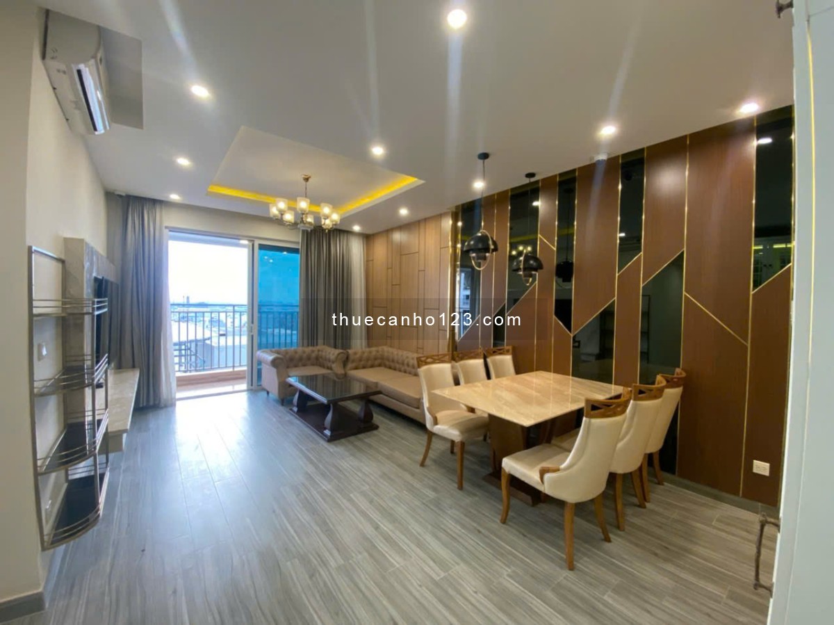 Cho thuê căn 3PN-2WC-105m2 chung cư Golden Mansion full nội thất cao cấp giá 25tr/th. LH 0932192028
