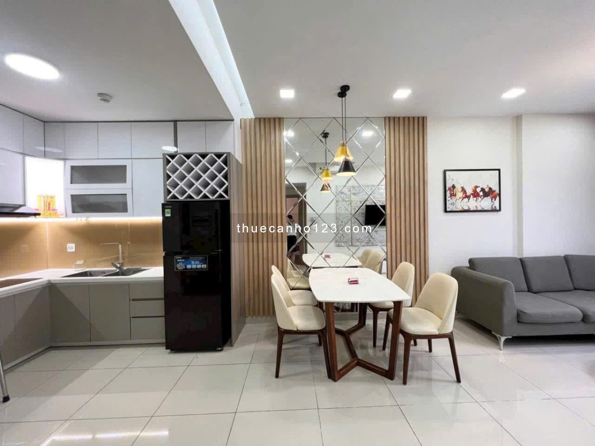 Cho thuê chung cư M-One Gia Định, Nguyễn Bỉnh Khiêm, GV: 75m2, 2p ngủ, NT 14tr/th