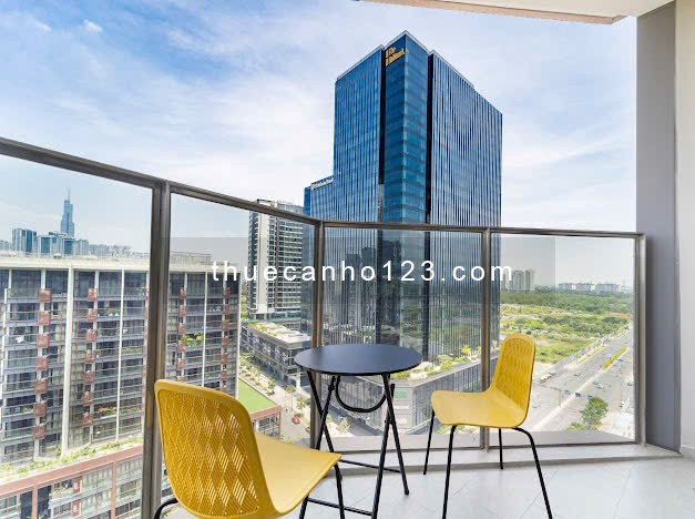 The Opera cho thuê 2PN đầy đủ nội thất - Tầng cao, view sông Sài Gòn và cầu Ba Son siêu đẹp