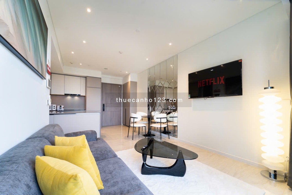 The Opera cho thuê 2PN đầy đủ nội thất - Tầng cao, view sông Sài Gòn và cầu Ba Son siêu đẹp