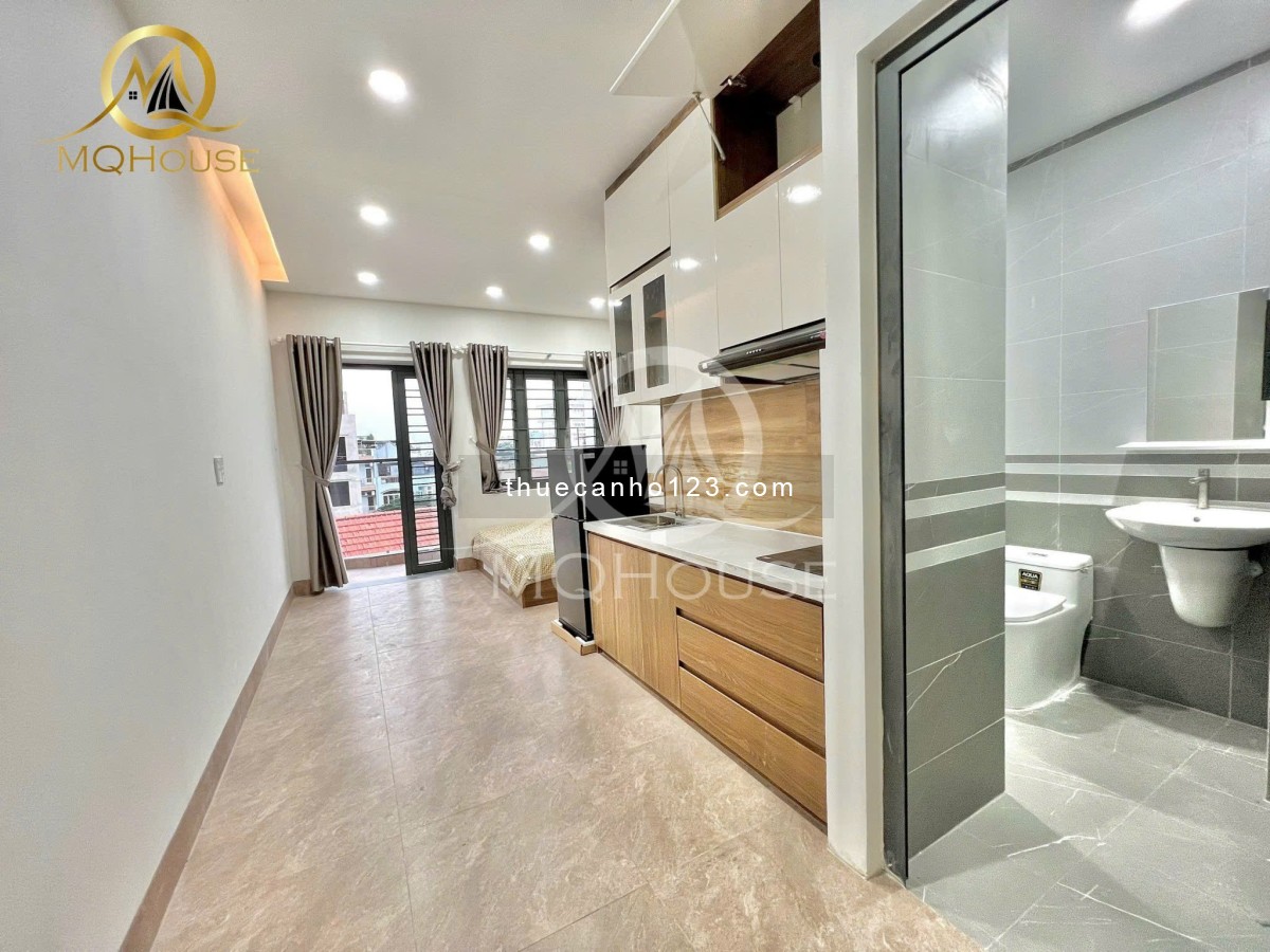 1/6 trống sẵn căn hộ 1PN – 35m² xịn xò, full nội thất 100%️ Ban công rộng thoáng mát