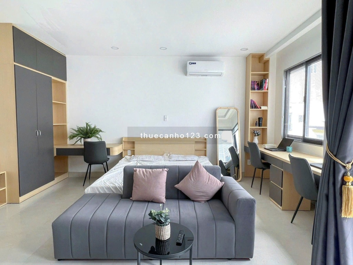 Studio căn hộ cao cấp tại Bình Thạnh - Máy giặt riêng