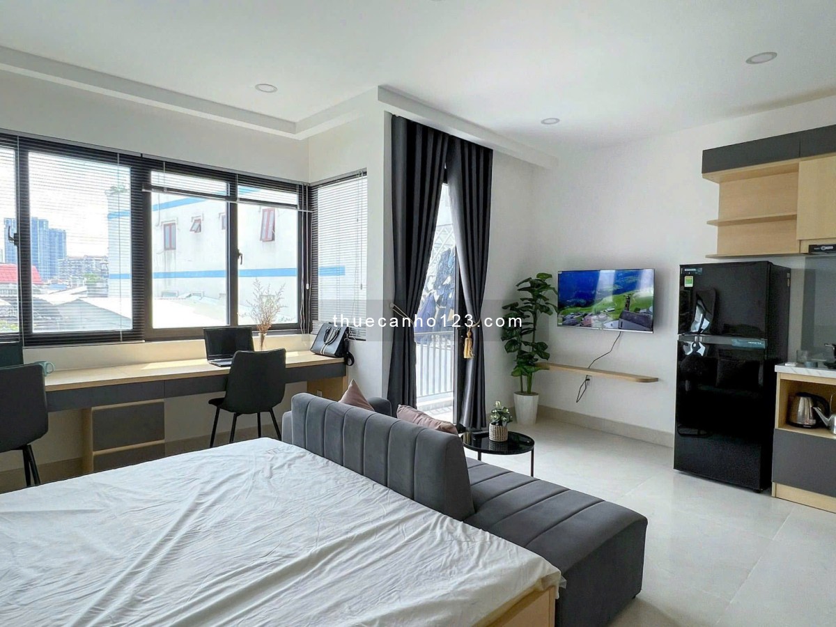 Studio căn hộ cao cấp tại Bình Thạnh - Máy giặt riêng