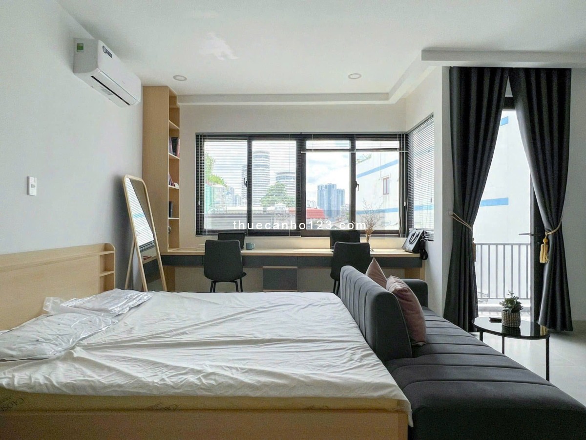 Studio căn hộ cao cấp tại Bình Thạnh - Máy giặt riêng
