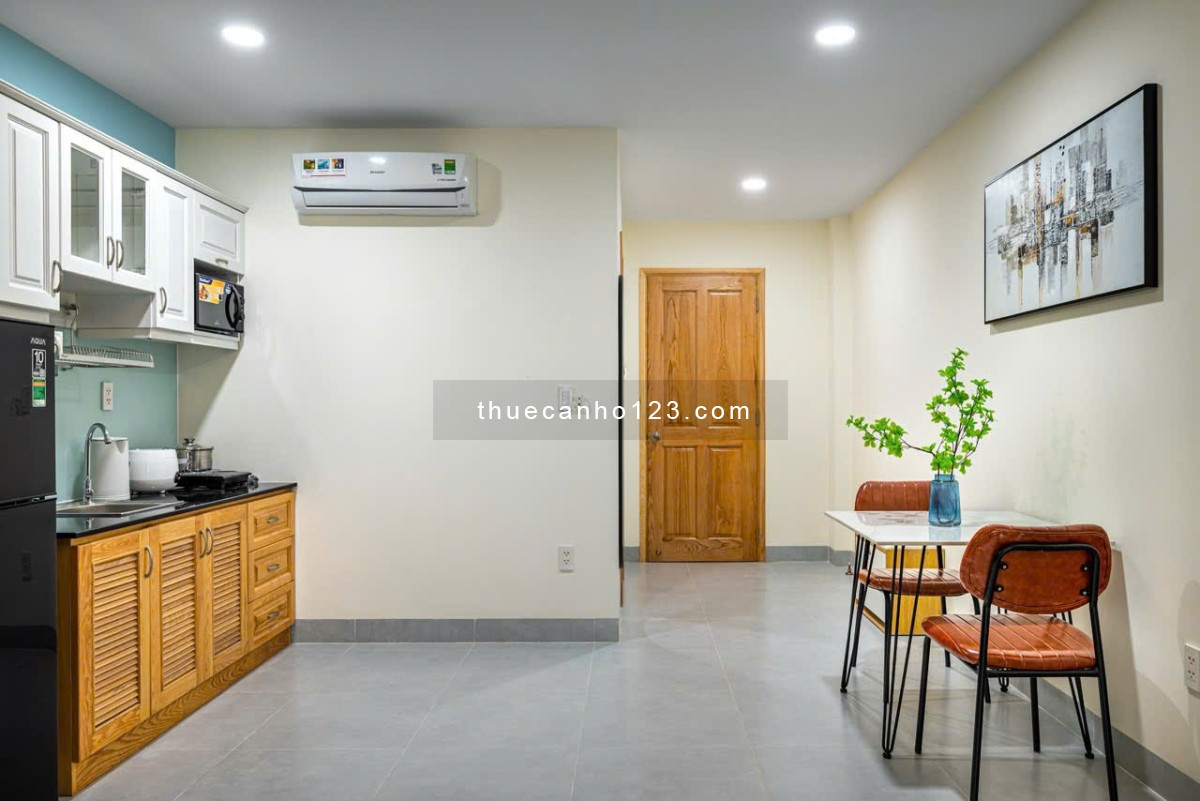 1 phòng ngủ, diện tích 30m² – Có bồn tắm – Quận 1.