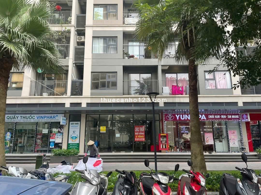 Cho thuê shop chân đế chung cư Vinhomes Ocean Park