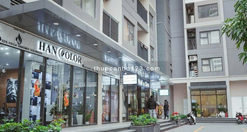 Cho thuê shop đế căn góc giá tốt Vinhomes Ocean Park