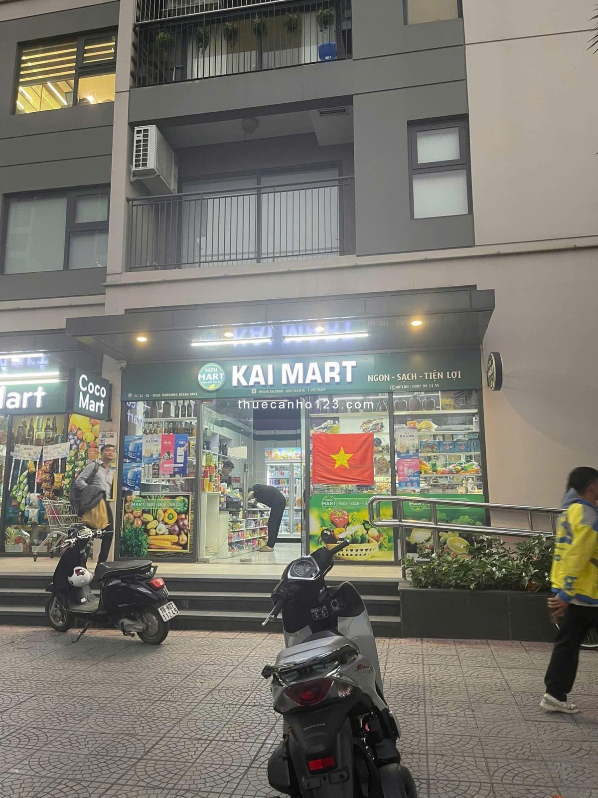 Cho thuê shop chân đế chung cư Vinhomes Ocean Park