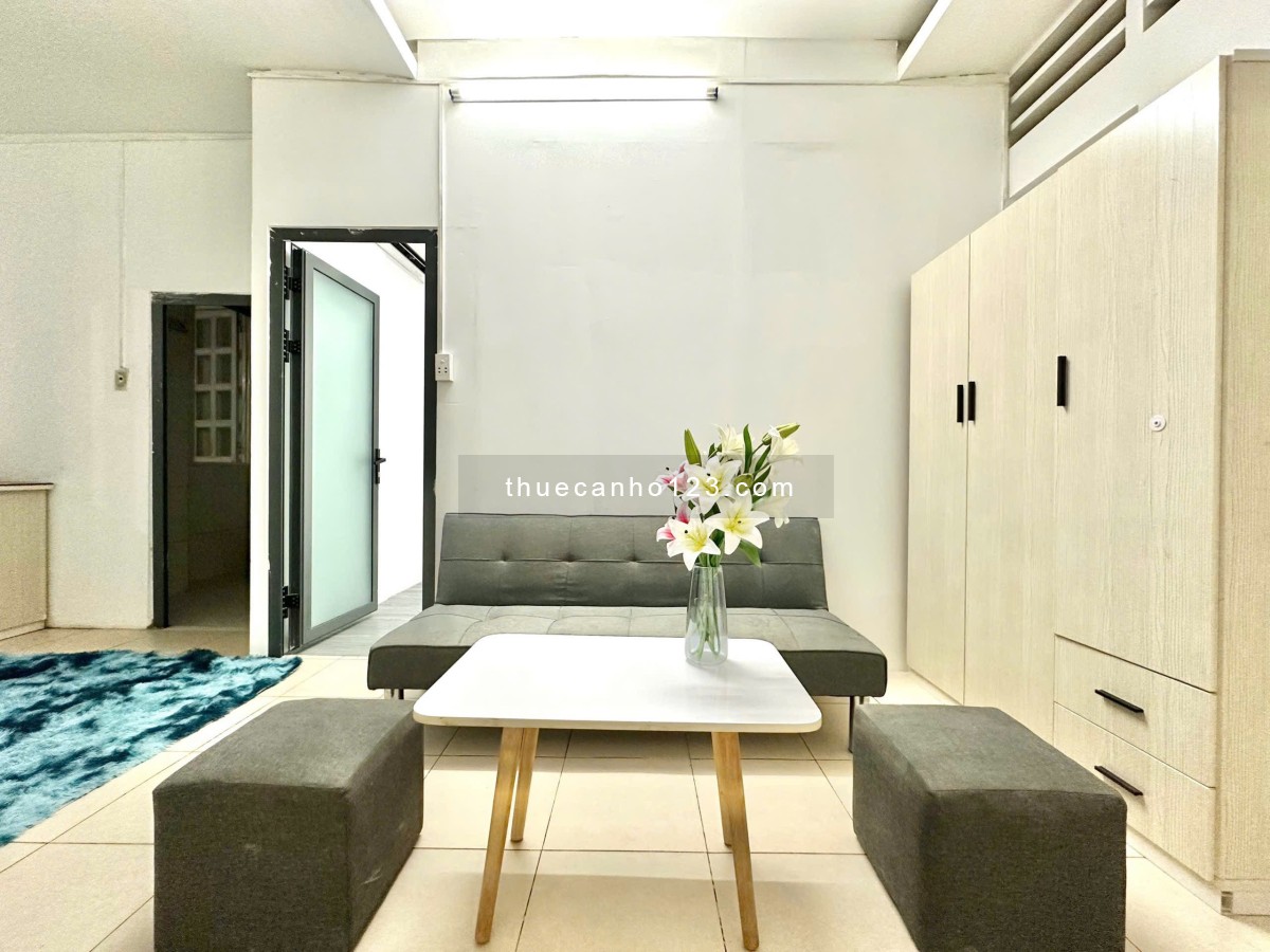 Cho thuê CHDV 1PN tách bếp full nội thất Hồng Hà, P.2, Tân Bình (gần CV Gia Định)