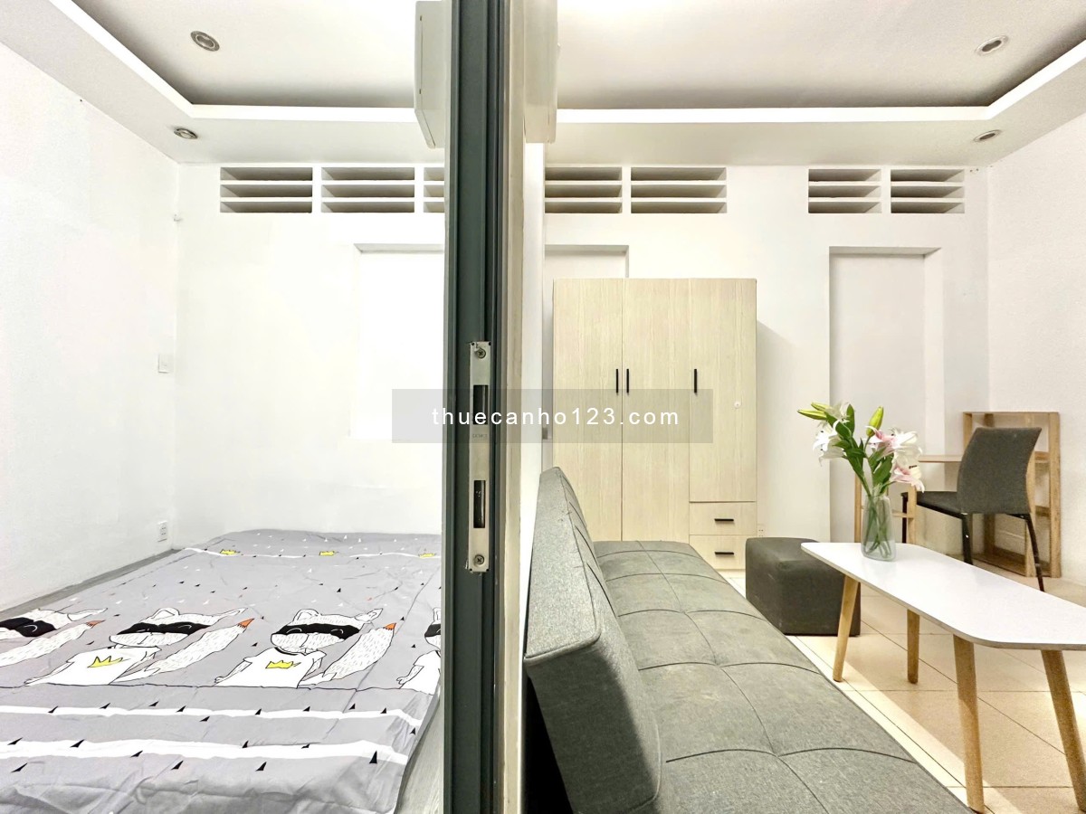 Cho thuê CHDV 1PN tách bếp full nội thất Hồng Hà, P.2, Tân Bình (gần CV Gia Định)
