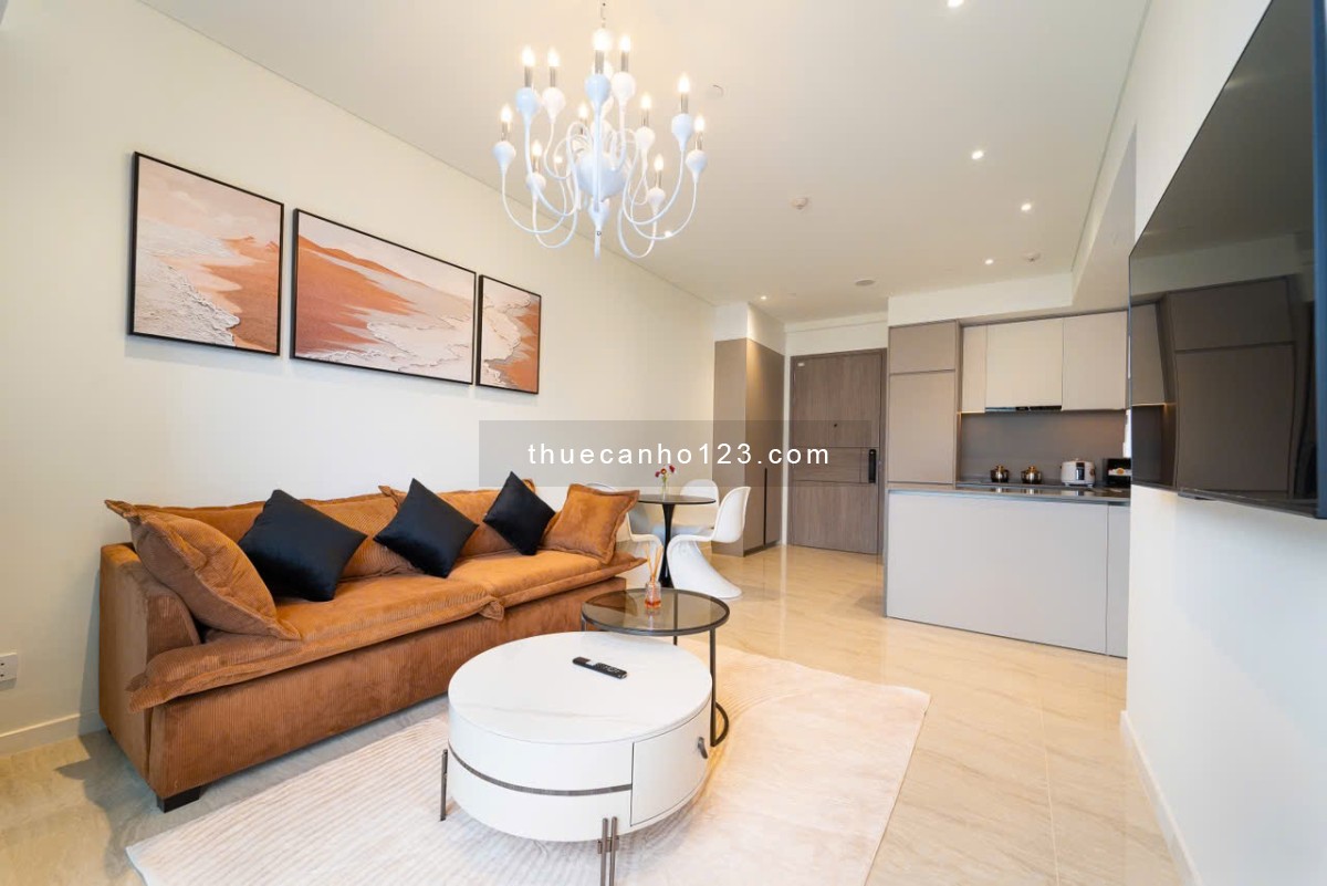 Cho thuê căn hộ 2PN Metropole Thủ Thiêm full nội thất đẹp view sông thành phố tầng cao