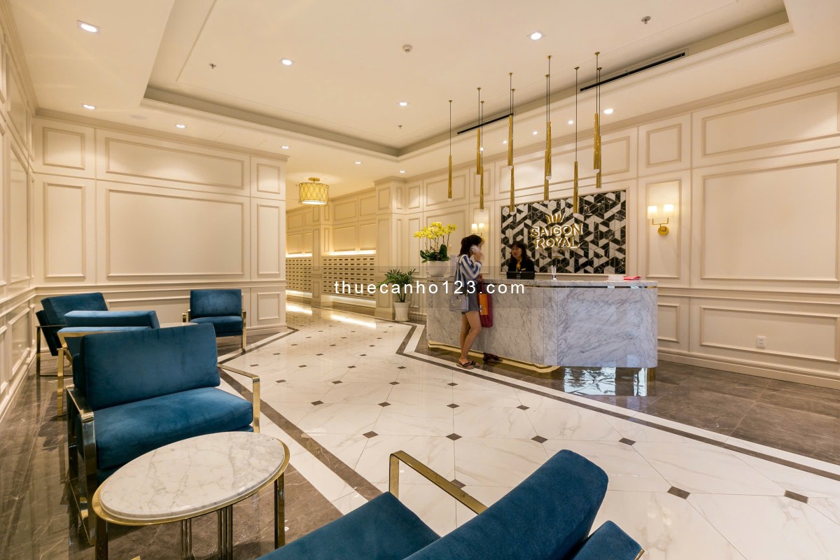 Giá siêu tốt nhà siêu đẹp 2 Phòng Ngủ Sài Gòn Royal Quận 4 cho thuê có thể ở liền