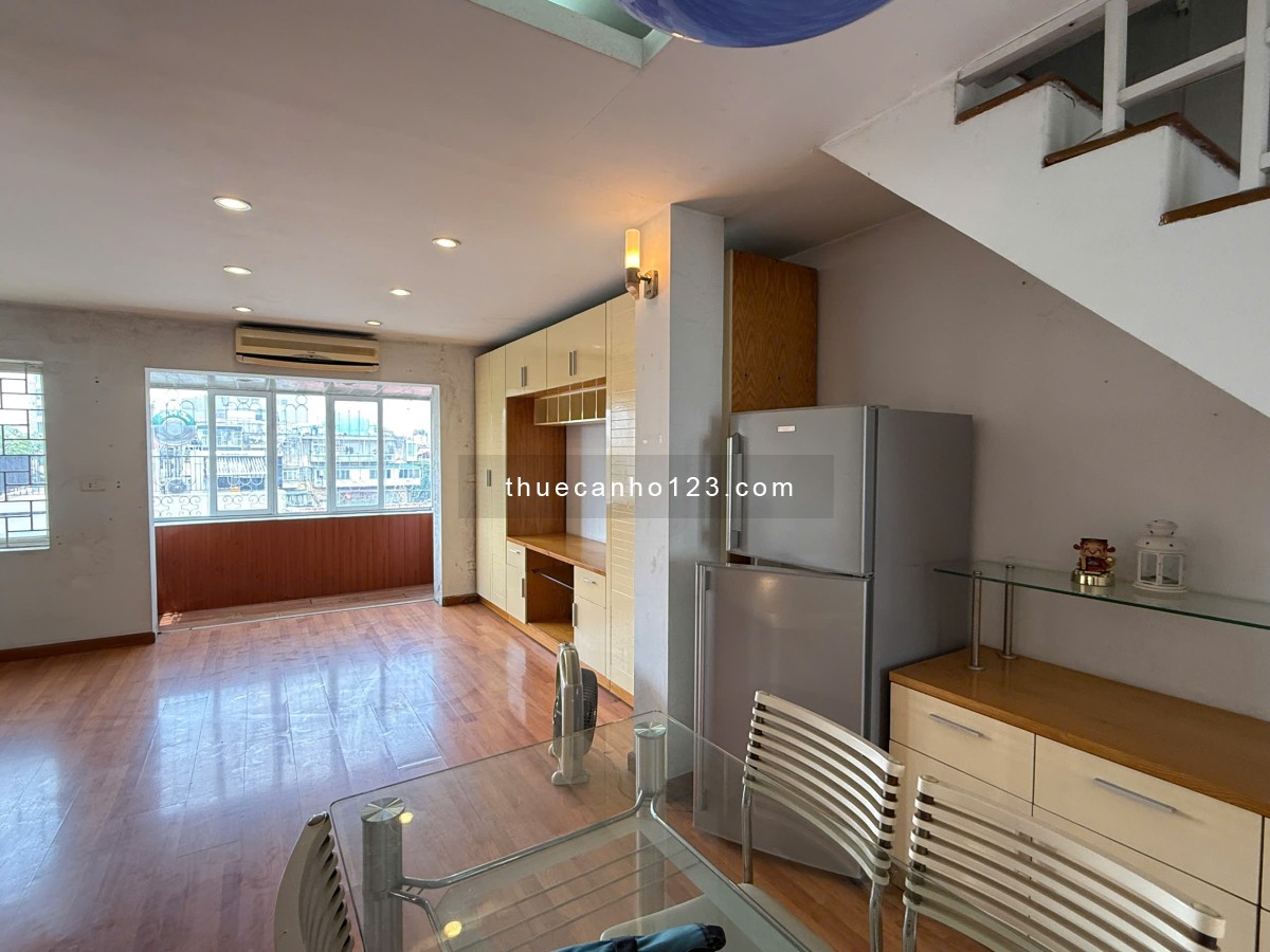 Cho thuê căn hộ khu tập thể: 1PN, 60m2, giá 5,5 triệu/ tháng (có thương lượng)