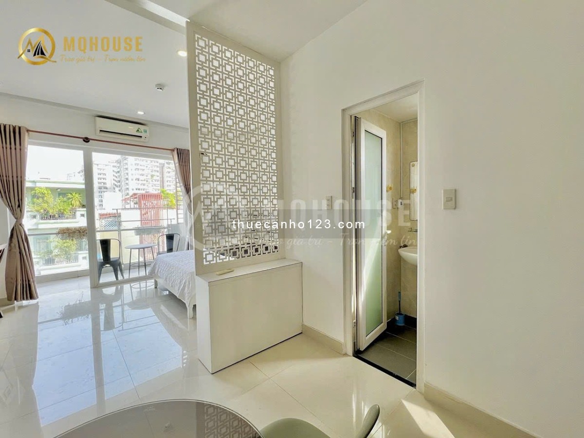 Cho Thuê Căn Hộ 1 Phòng Ngủ - Ban Công - Ngay Cầu Thị Nghè - Landmark 81 - Cầu Bason - Khu Phố Nhật