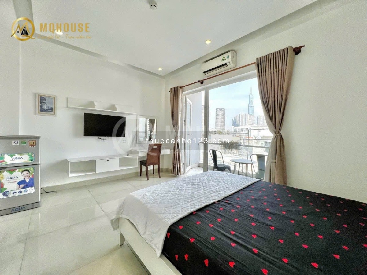 Cho Thuê Căn Hộ 1 Phòng Ngủ - Ban Công - Ngay Cầu Thị Nghè - Landmark 81 - Cầu Bason - Khu Phố Nhật