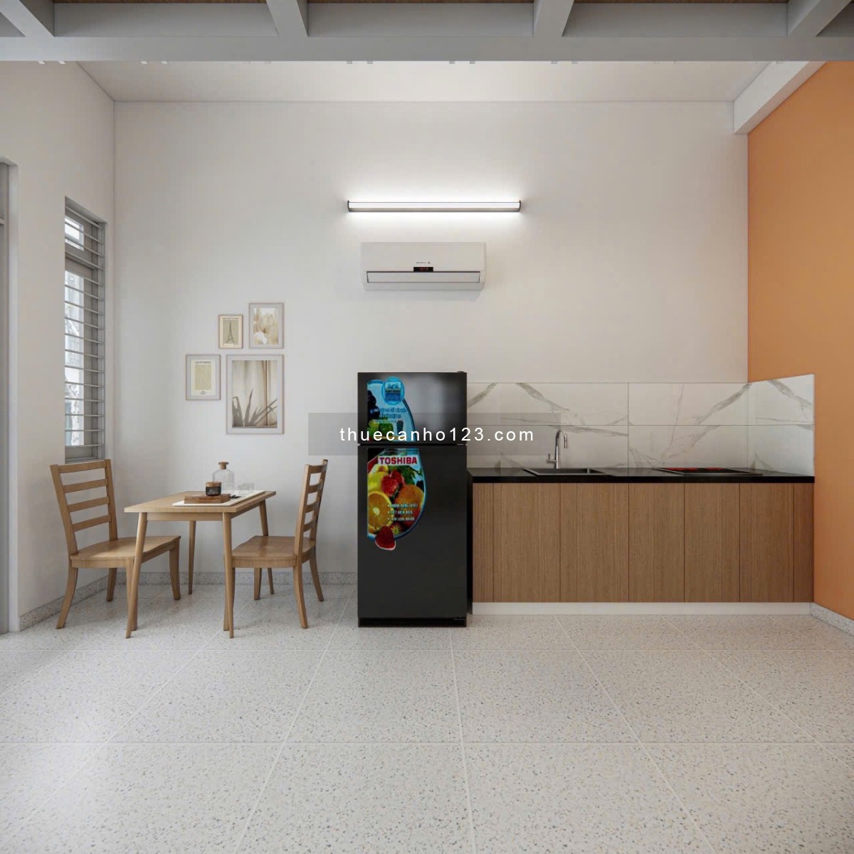 Khai trương căn hộ Duplex, Mới 100%, Ban công, cửa sổ. Gần ngã tư Hàng Xanh