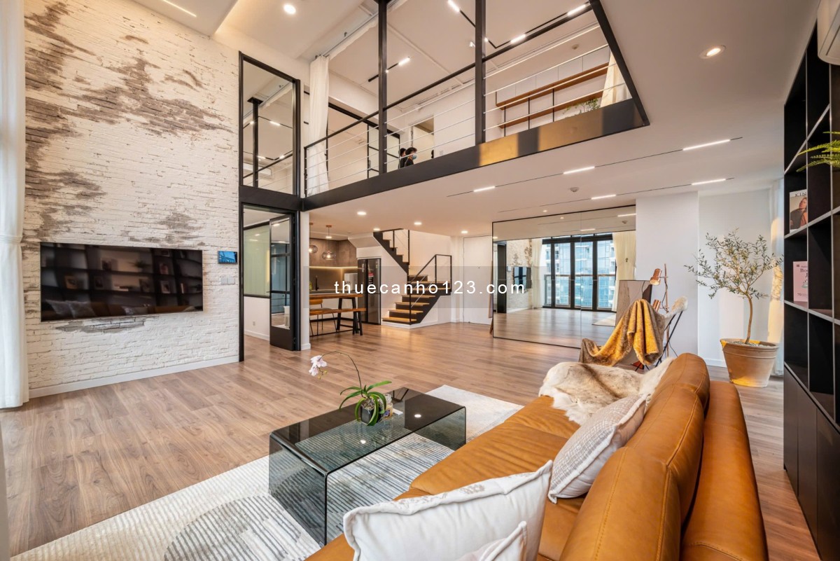 THE GALLERIA CHO THUÊ LOFT PENTHOUSE 3PN ĐẦY ĐỦ NỘI THẤT, TẦNG CAO