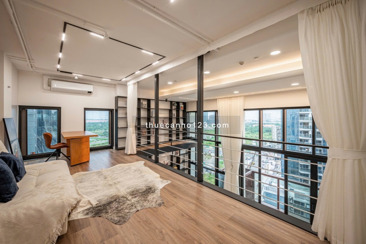 THE GALLERIA CHO THUÊ LOFT PENTHOUSE 3PN ĐẦY ĐỦ NỘI THẤT, TẦNG CAO