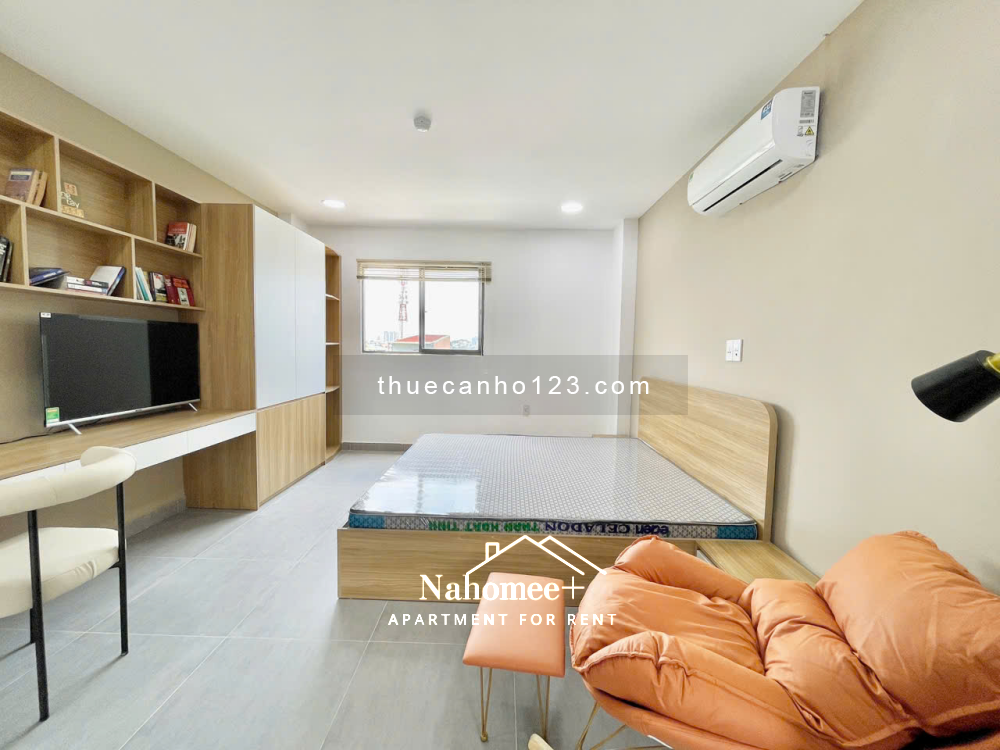 Căn hộ mới 1PN, balcon, sân thượng view ngắm thành phố, 40m² – Ngay vòng xoay Điện Biên Phủ, Quận 1