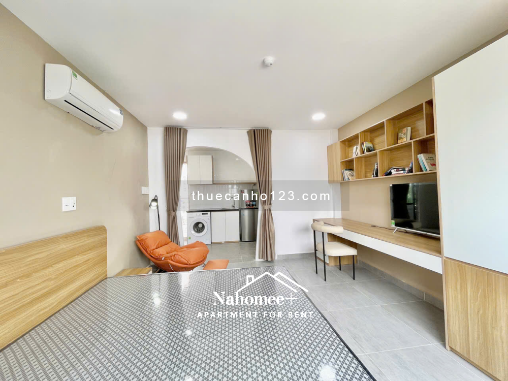 Căn hộ mới 1PN, balcon, sân thượng view ngắm thành phố, 40m² – Ngay vòng xoay Điện Biên Phủ, Quận 1