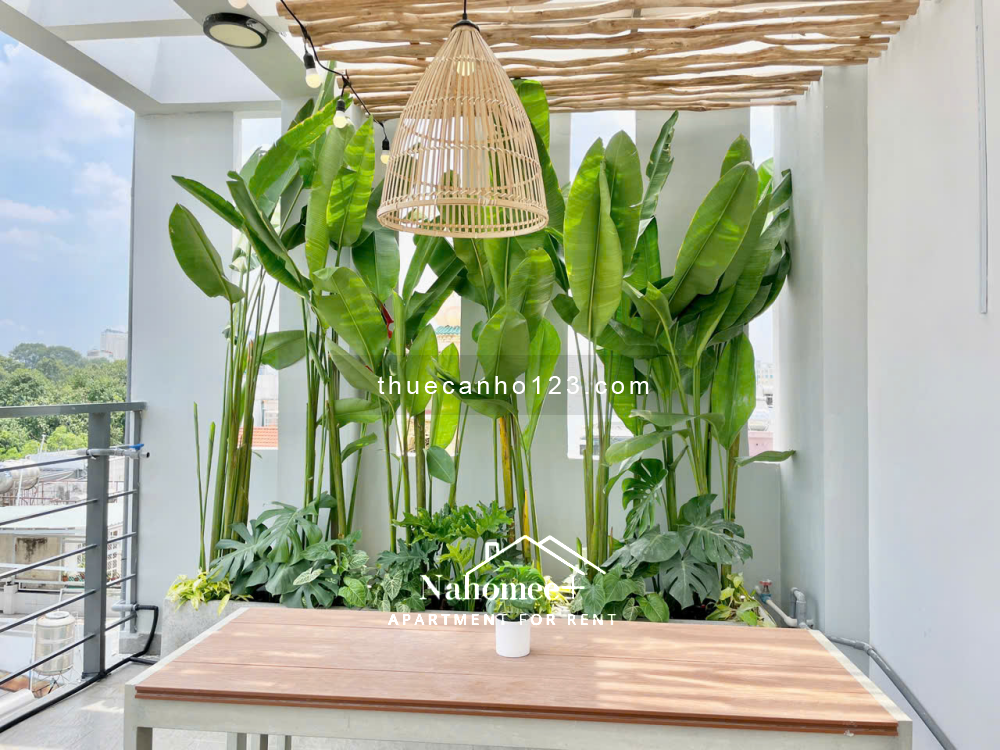 Căn hộ mới 1PN, balcon, sân thượng view ngắm thành phố, 40m² – Ngay vòng xoay Điện Biên Phủ, Quận 1