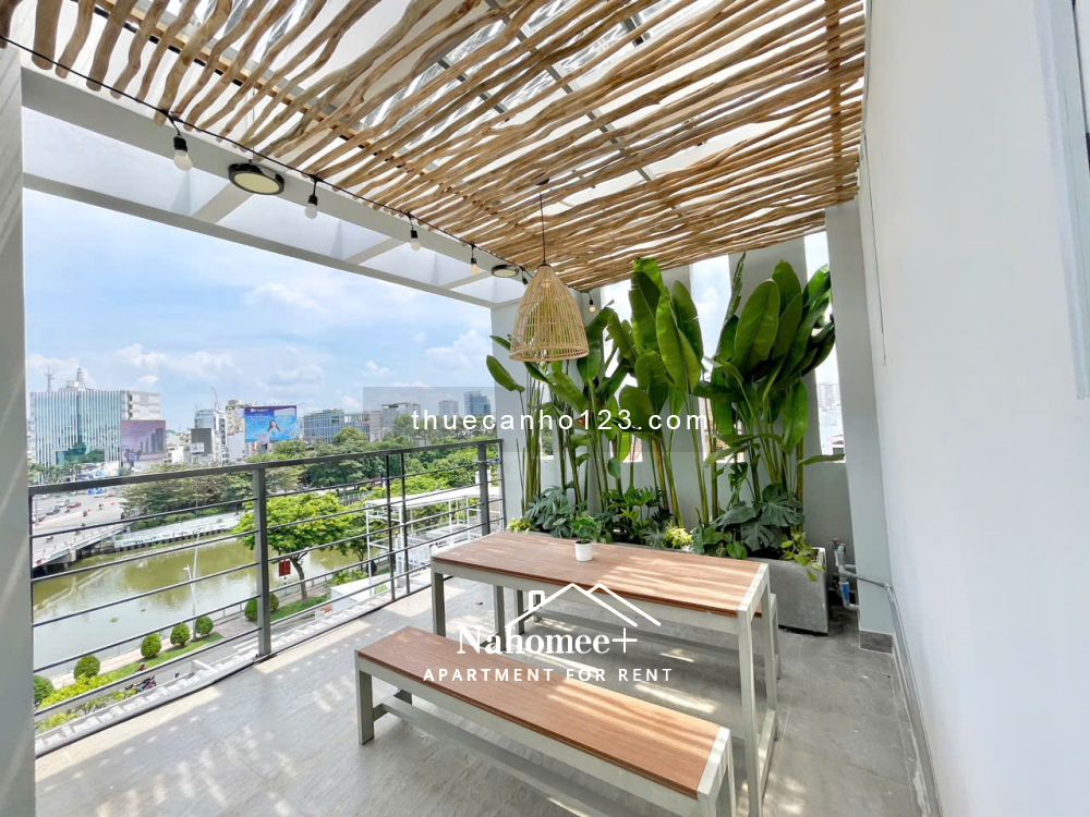 Căn hộ mới 1PN, balcon, sân thượng view ngắm thành phố, 40m² – Ngay vòng xoay Điện Biên Phủ, Quận 1