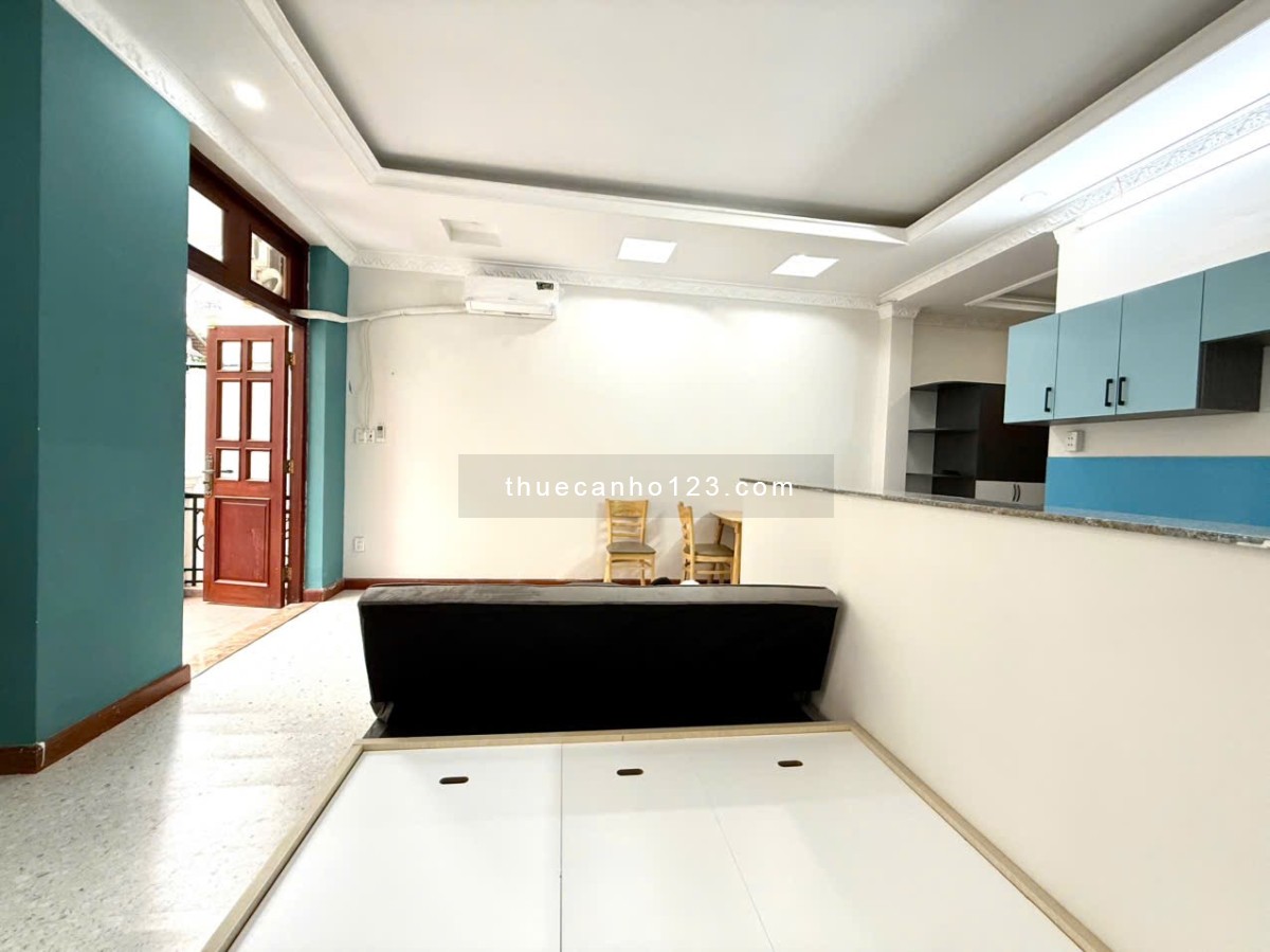 Căn hộ mini 40m2 có ban công rộng - tách bếp, có bồn tắm tại Bạch Đằng Tân Bình