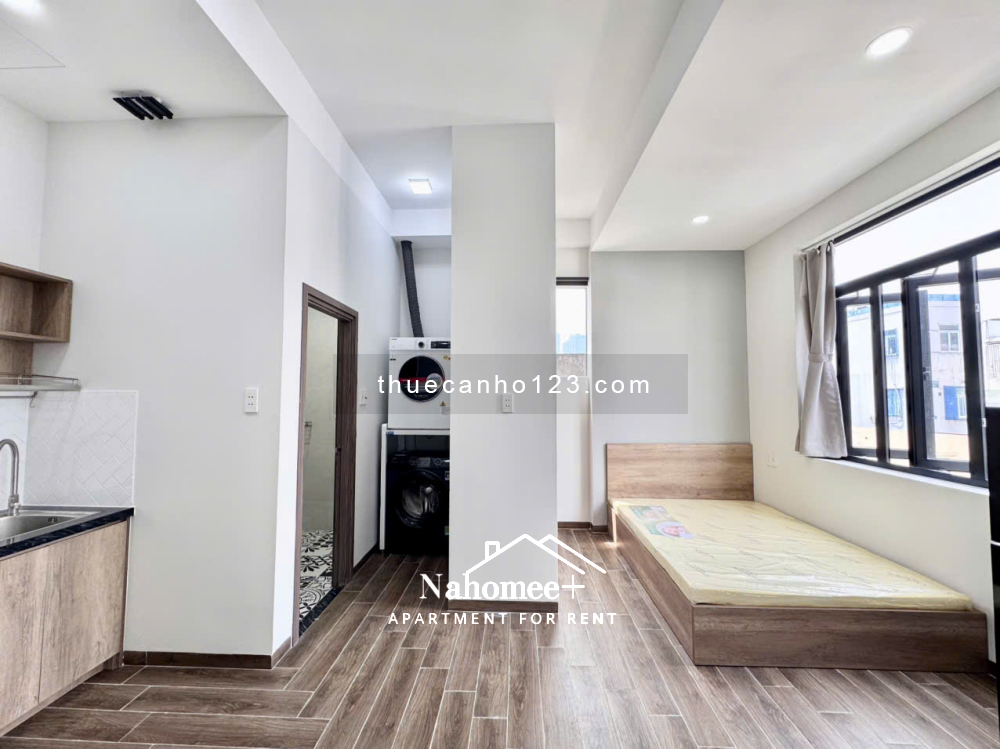 Căn hộ ban công / cửa sổ thoáng, giặt sấy riêng ngay trung tâm - Cầu Thị Nghè - XVNT - Bình Thạnh