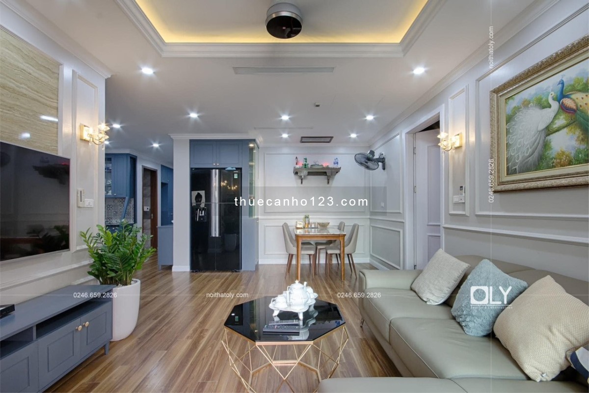 Cho thuê căn hộ Sunshine Palace 13 Lĩnh Nam, Mai Động, Hoàng Mai.110m2 3PN full đồ 15tr