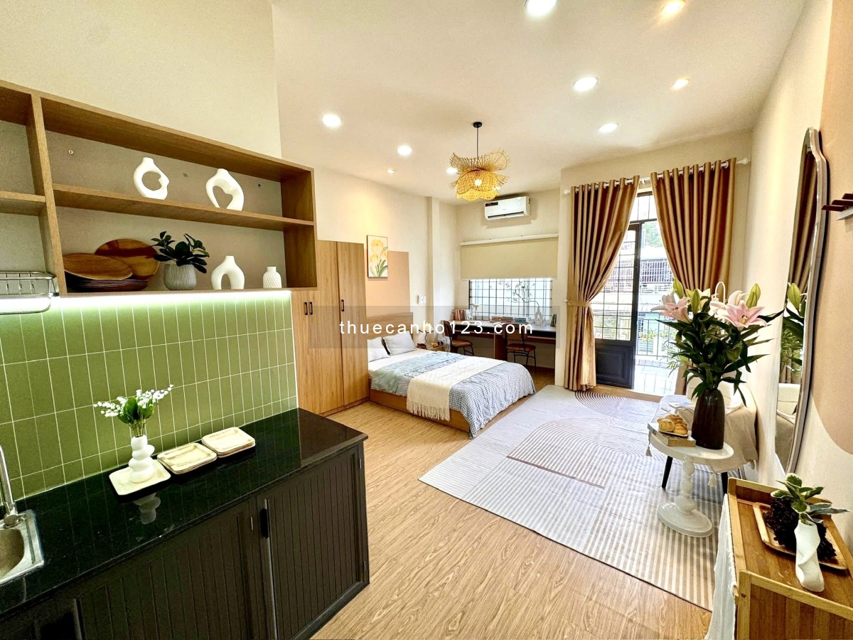 Cho Thuê Căn Hộ Ban Công Thoáng Mát Full Nội Thất Khu Sân Bay