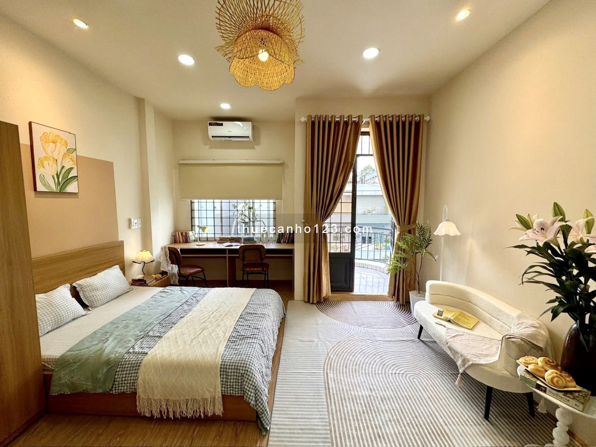 Cho Thuê Căn Hộ Ban Công Thoáng Mát Full Nội Thất Khu Sân Bay