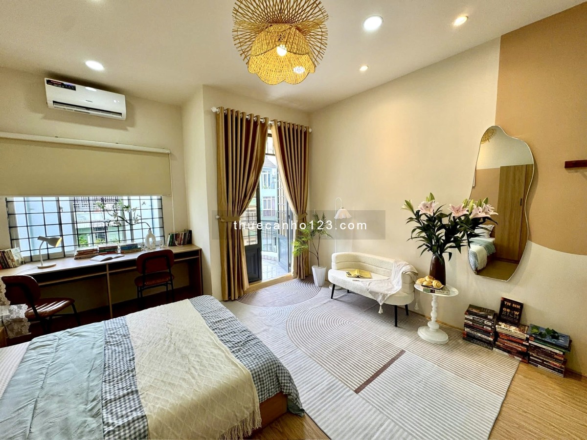 Cho Thuê Căn Hộ Ban Công Thoáng Mát Full Nội Thất Khu Sân Bay