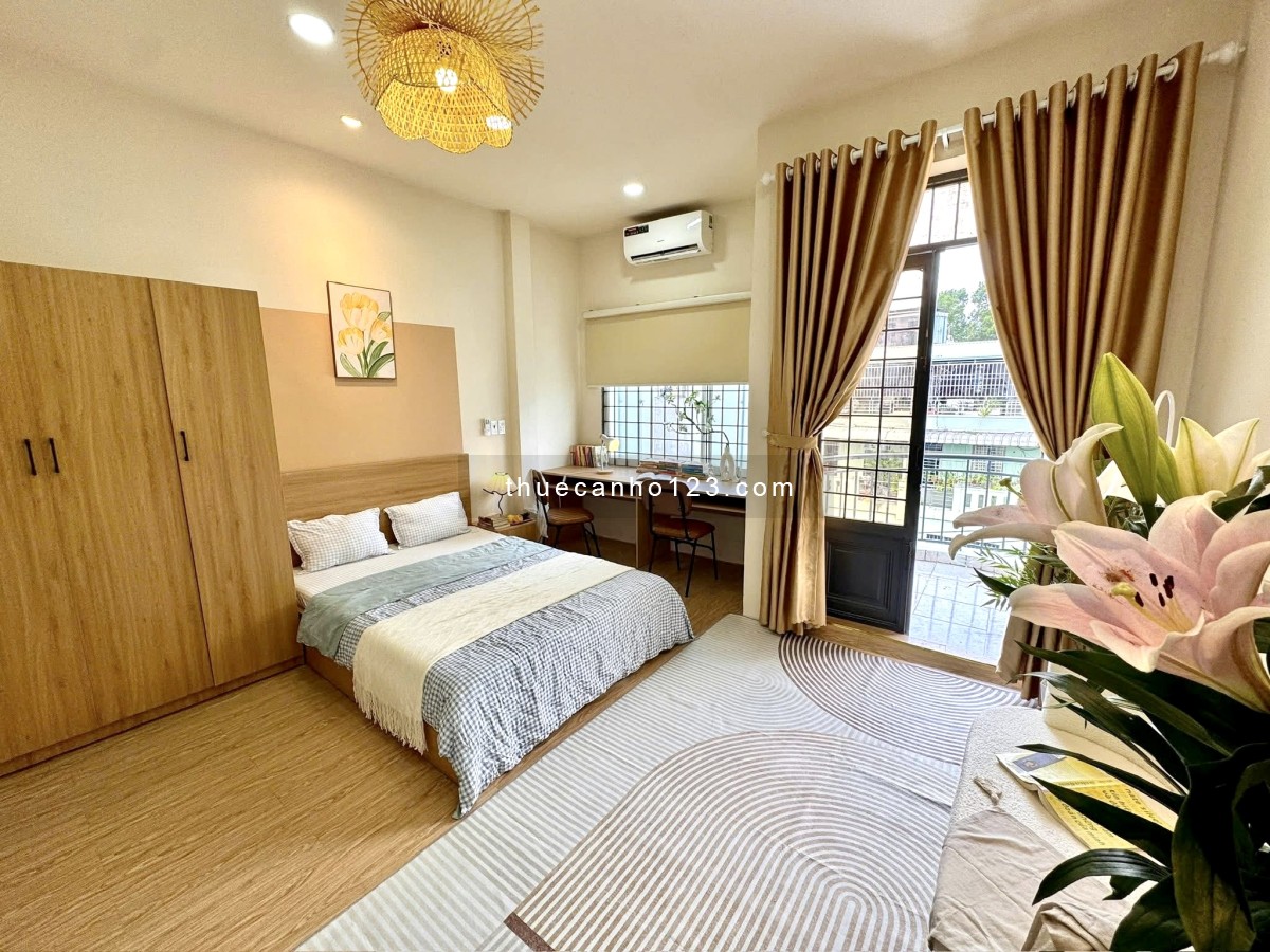 Cho Thuê Căn Hộ Ban Công Thoáng Mát Full Nội Thất Khu Sân Bay