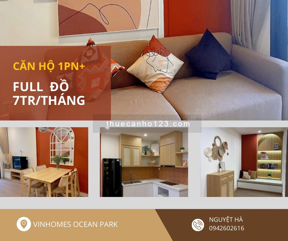 Cho thuê căn hộ Studio - 3 Phòng ngủ - Tại Vinhomes Ocean park