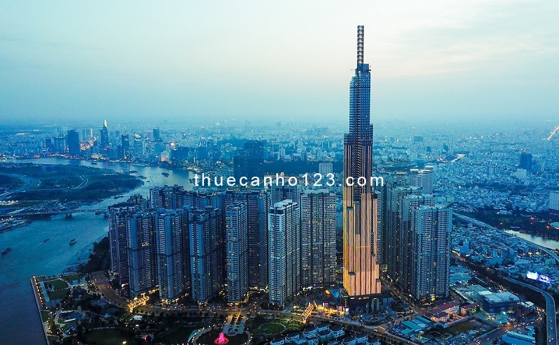 English Below - Cho thuê Căn hộ 4PN có 2 ban công rộng Full NT tại Vinhomes Central Park